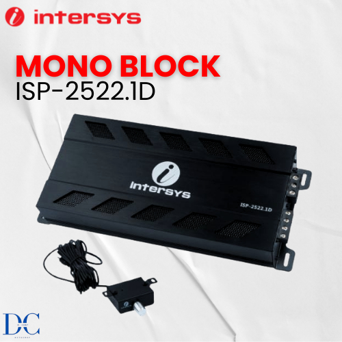 Monoblock Power Amplifier Mobil - Monoblock Intersys IPS-2522.1D - Class D Monoblock Amplifier Mobil