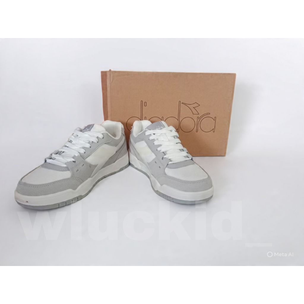 Sepatu Diadora Newton Grey Original // Sepatu Pria Wanita Casual Original