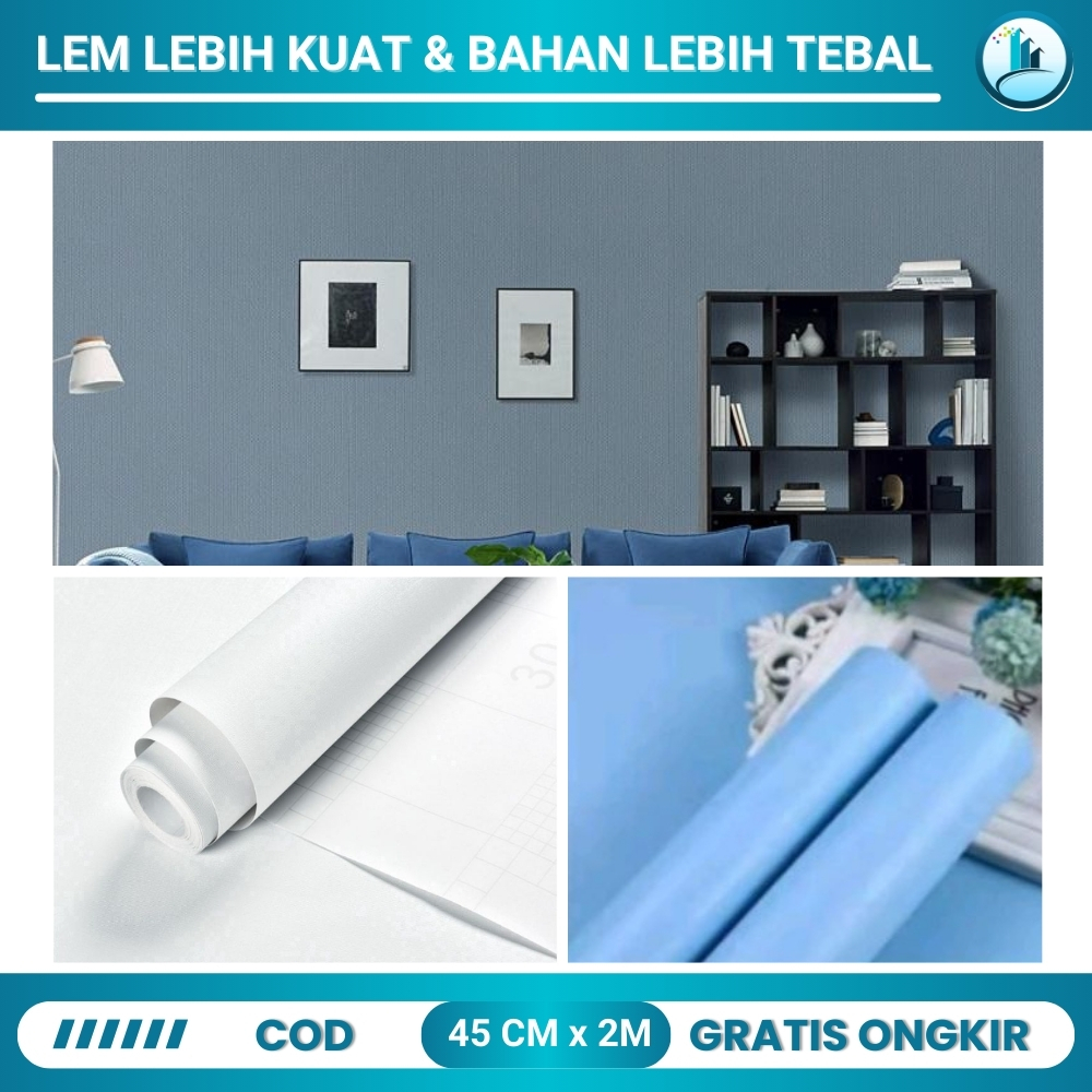 Wallpaper Kamar Wallpaper Studio Dinding Motif Polos Wallpaper Dinding Kamar Tidur 1 Meter
