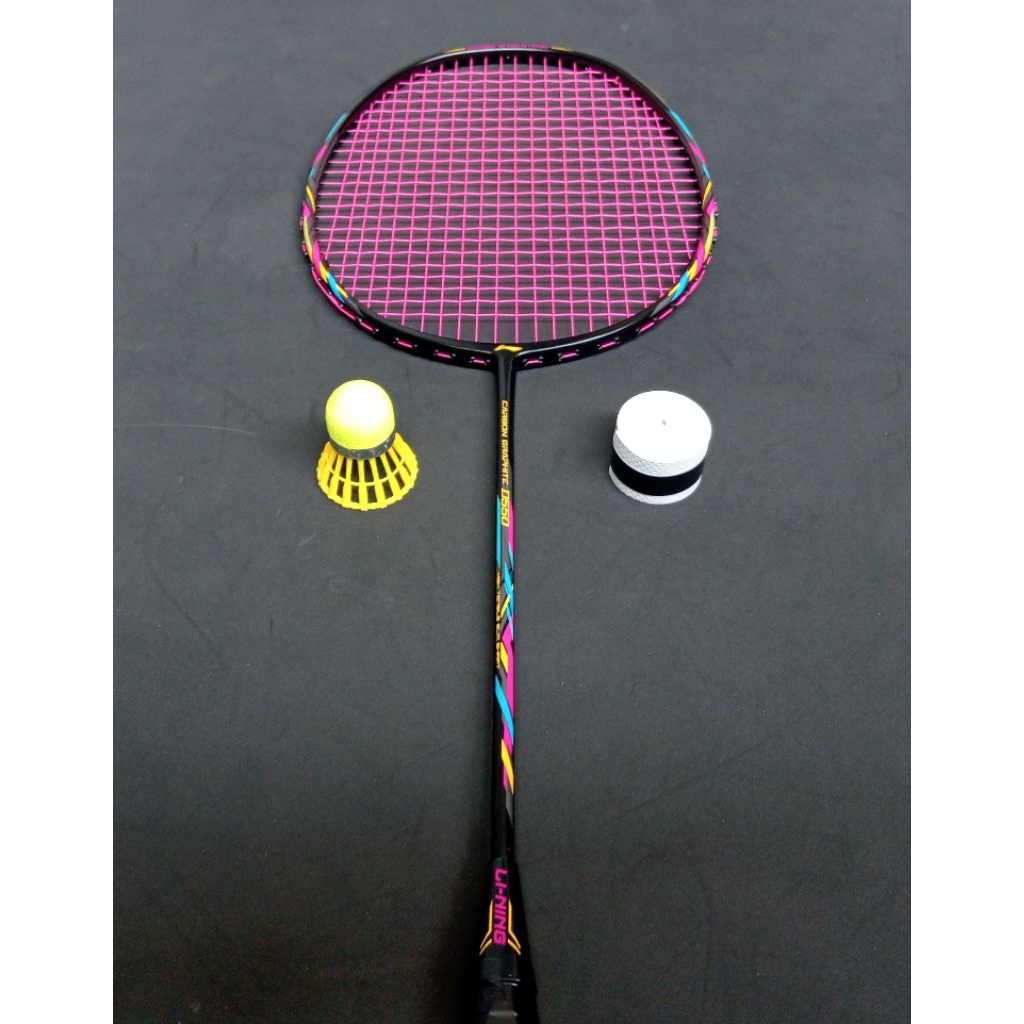 Raket badminton original bekas second lining carbon graphite d550