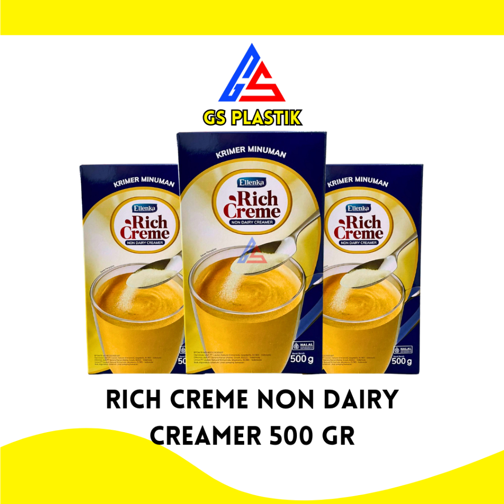 Rich Creme Non Dairy Creamer 500gr | Krimer Bubuk Praktis untuk Kopi, Teh & Minuman
