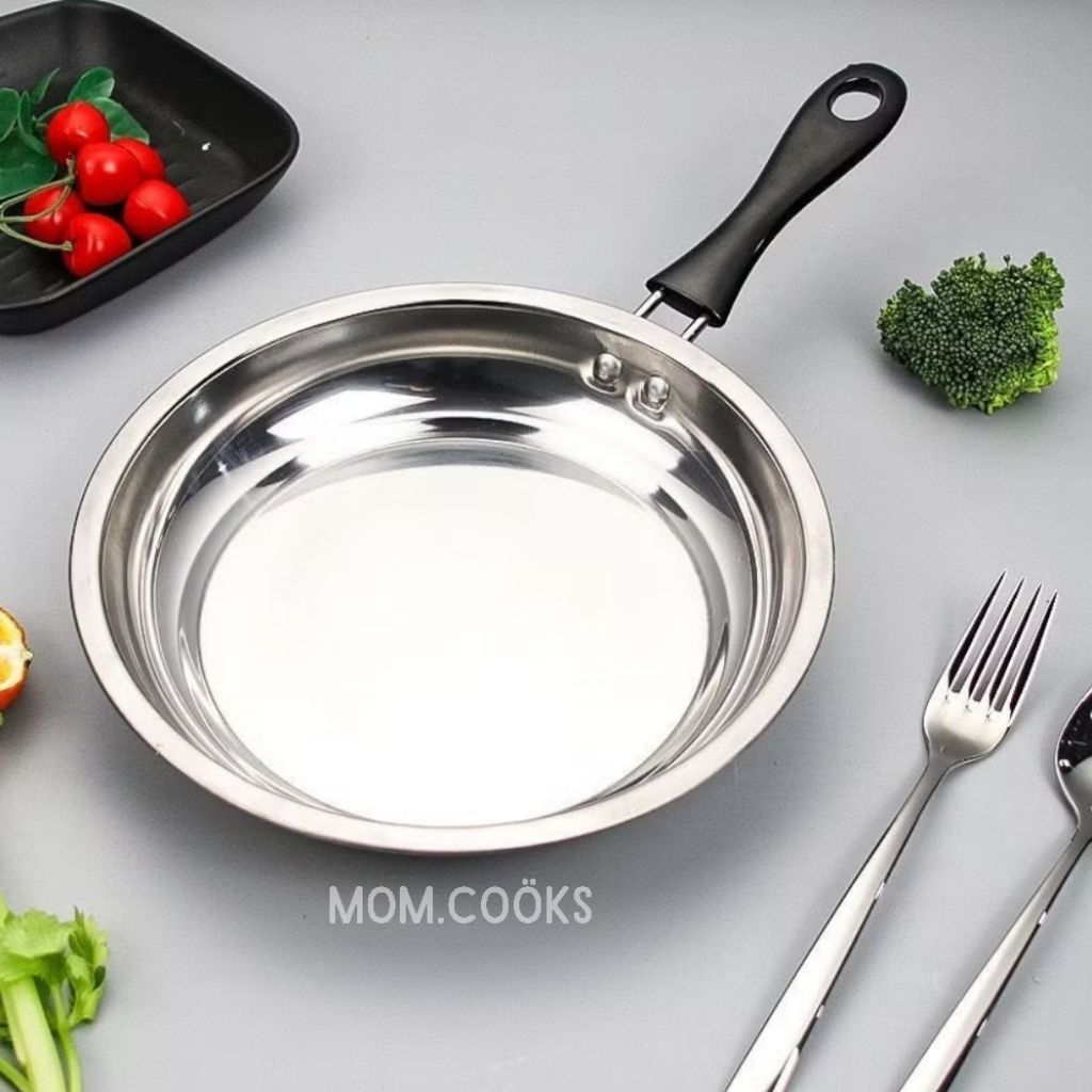 M143 WAJAN PENGGORENGAN FRYPAN STAINLEES STEEL PENGGORENG TELUR SOSIS