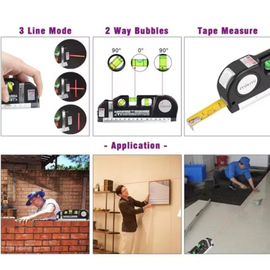 Laser waterpass meter / meteran laser waterpass