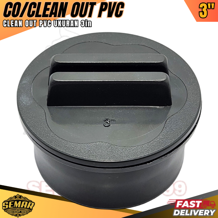 Clean Out 3" / CO / Penutup Septic Tank / Tutup Sepiteng PVC Clean Out Drat Kuat Anti Bocor Ukuran 3