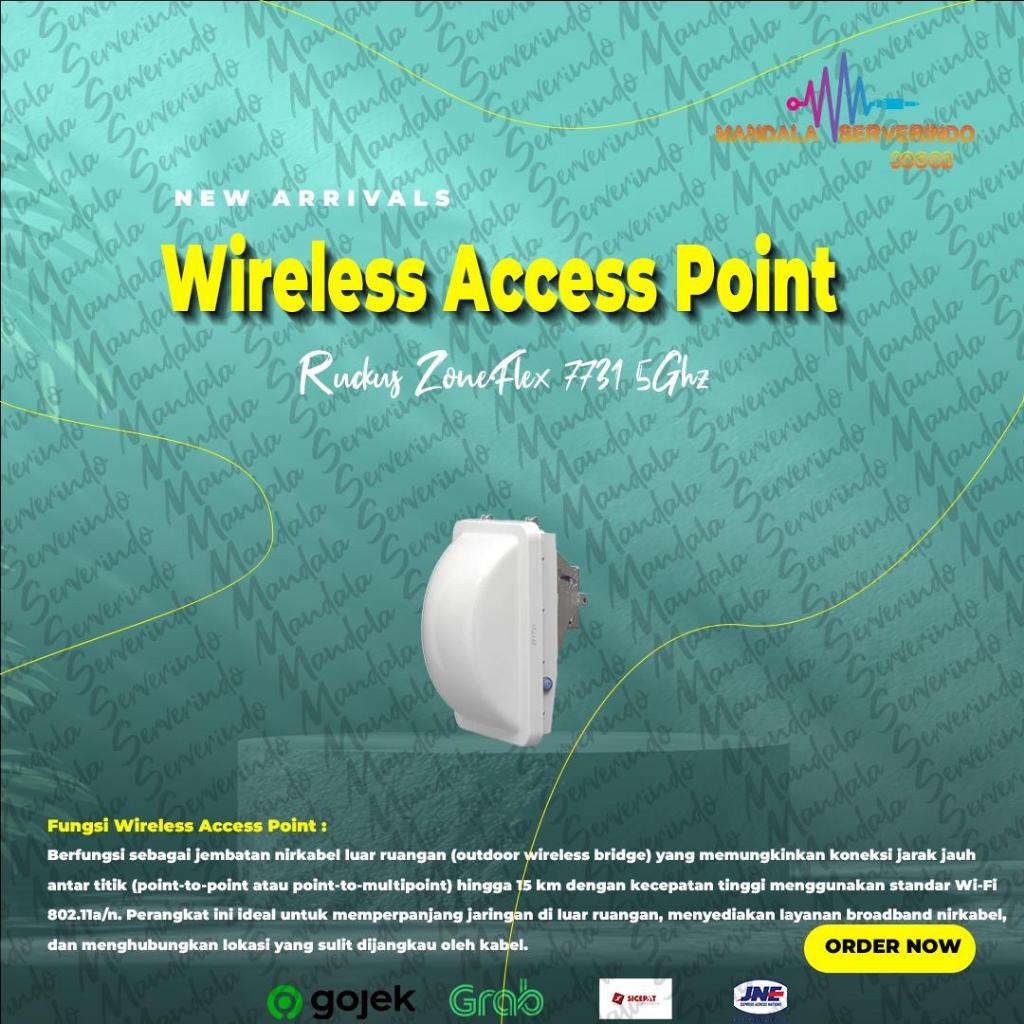 Wireless Access Point and Bridge Mimo Ruckus ZoneFlex 7731 5Ghz
