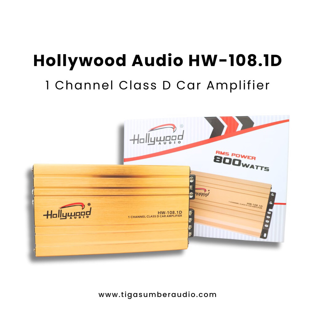 Power monoblock Hollywood HW108.1 premium