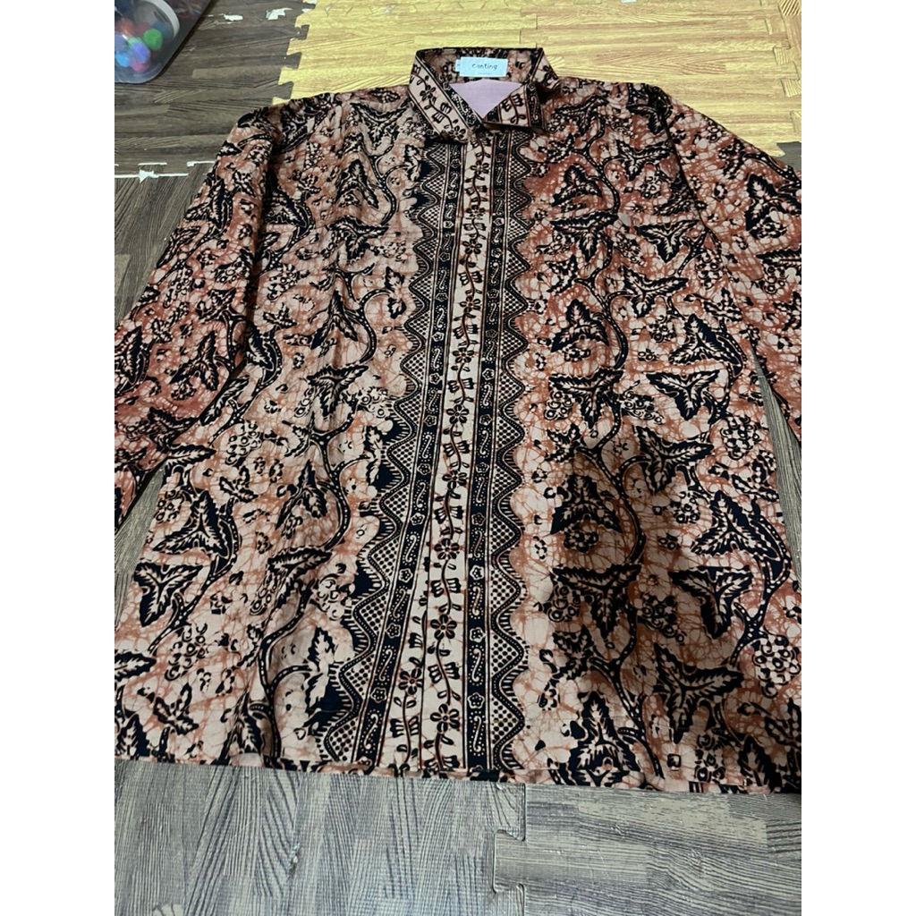 kemeja batik jambi pria