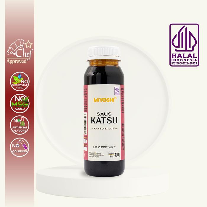 

Miyoshi Saus Katsu - Saos Cocolan Halal & Sehat Tanpa Pengawet Penguat Rasa Pewarna Buatan