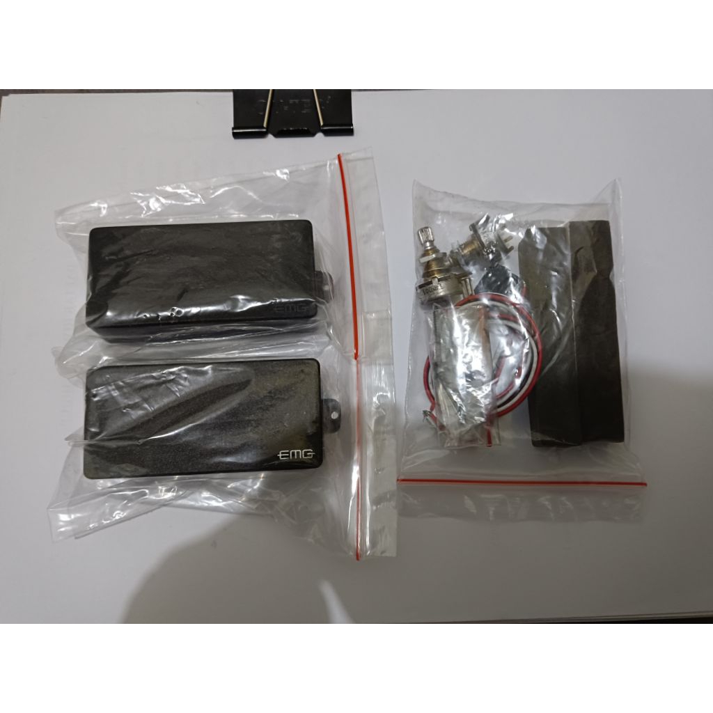 Pickup Gitar EMG 81-7H & EMG 60-7H untuk 7 string Full Set