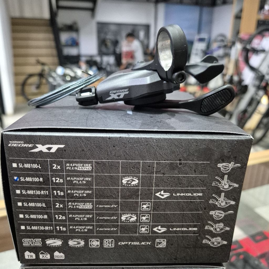 SL shifter lever deore XT M8100 12sp 12 speed right only kanan