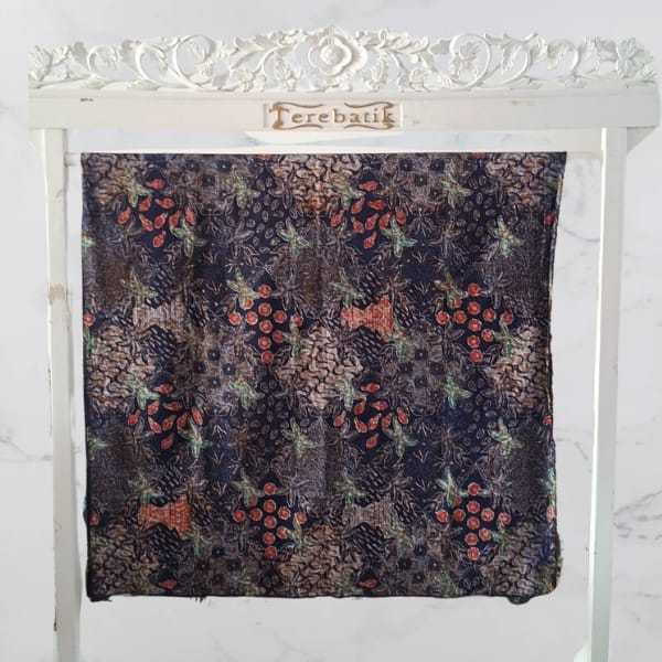 Batik Tulis Malam Dingin Warna Navy