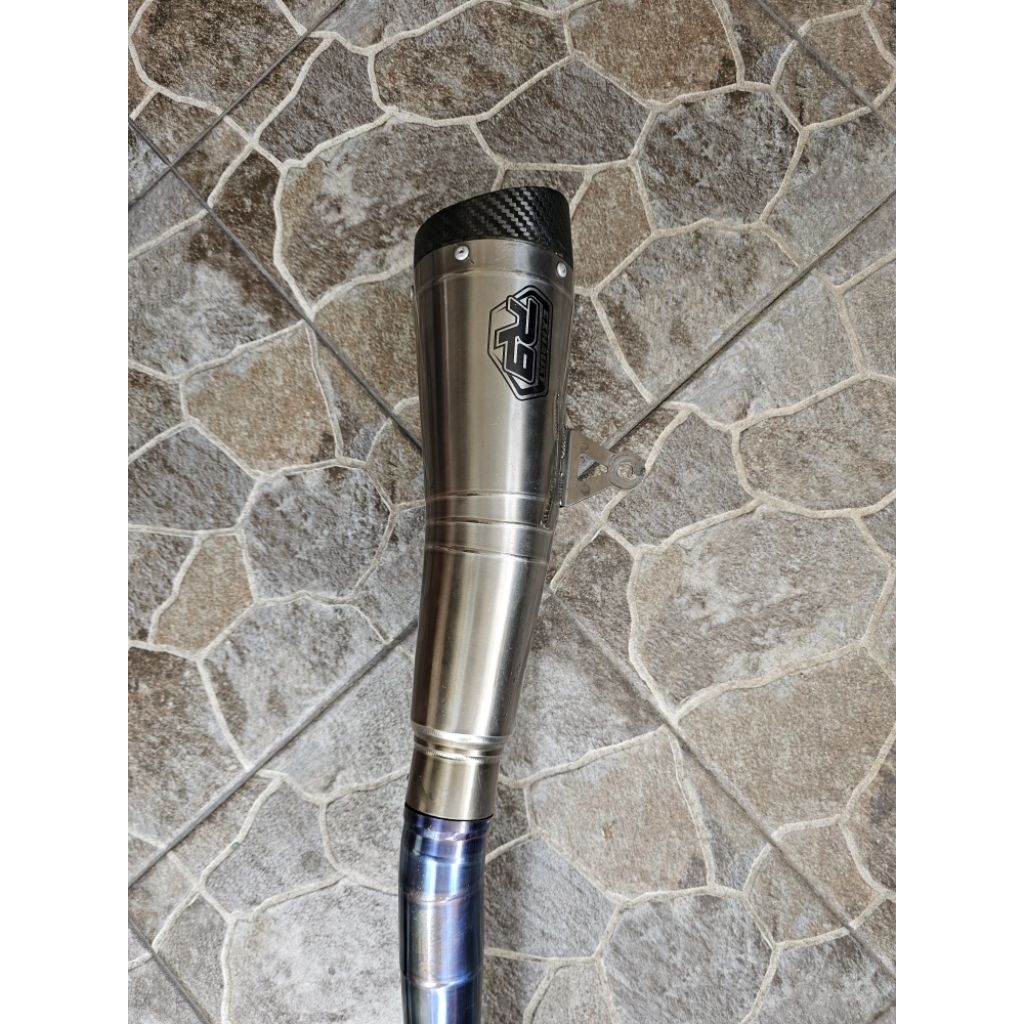 Knalpot R9 H2 Titanium Full System CBR 250RR Original