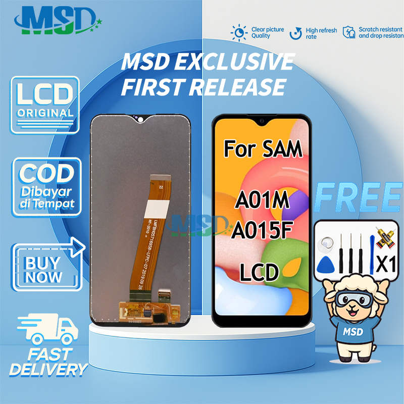 LCD For SAMSUNG A01M / A015F UNIVERSAL FULLSET Touchscreen LCD HP OG ASUGAR/MSD