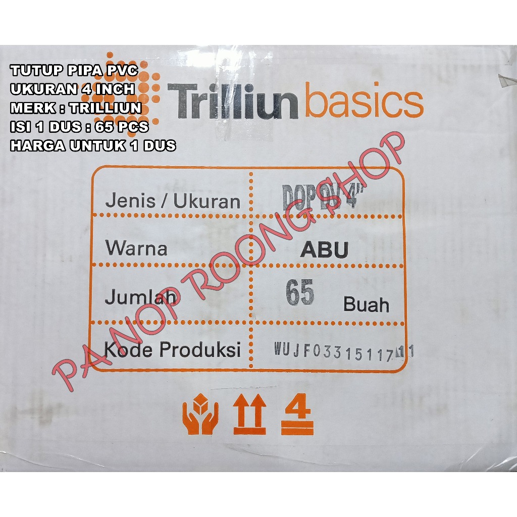 DOP 4 INCH TRILLIUN ( 1 KARTON )
