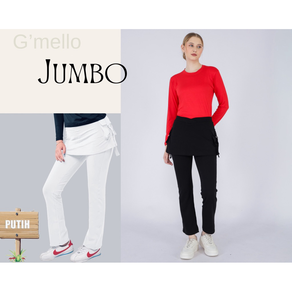 JUMBO celana rok senam kargo  jumbo 3L,4L,5L/celana panjang CBR olah raga bigsize