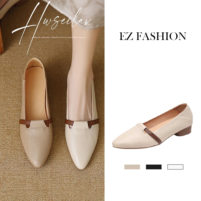 Sepatu Wanita Flatshoes Kerja Wanita Sepatu Kerja Sepatu Jelly Wanita Mid Heel Flatshoes Wanita