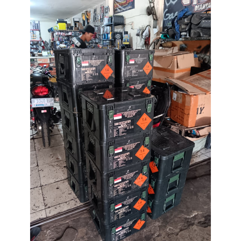 Box Bekas Peluru Kotak Bekas Peluru Original Bahan Plastik Tebal