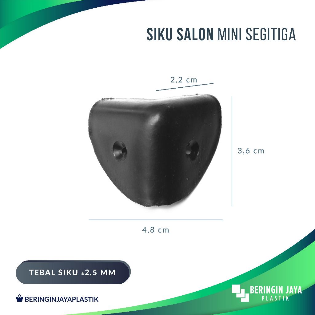 Siku Salon Speaker Mini Segitiga / Kaki Box Speaker Plastik