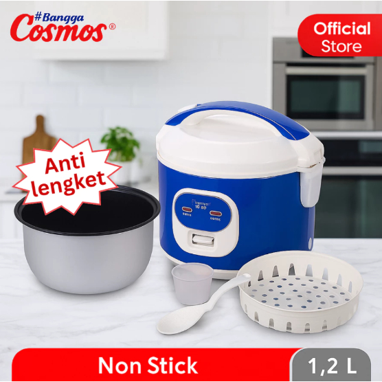 Cosmos Rice Cooker Non Stick CRJ-1803 - 1.2 L