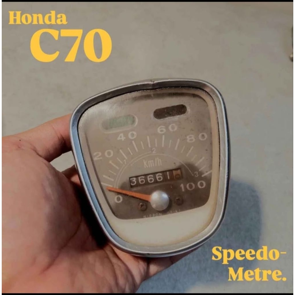 Spedometer honda c70 ( original - bekas )