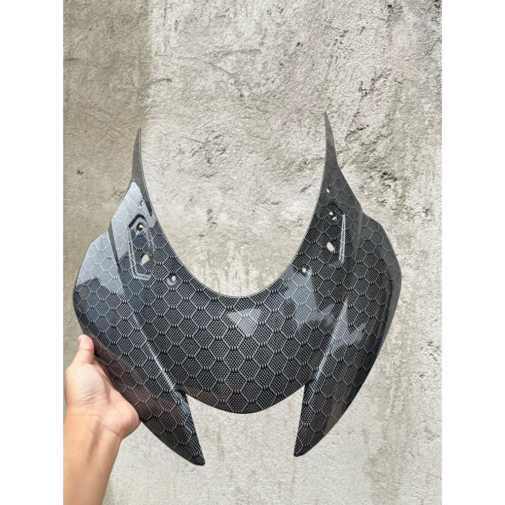 Kedok depan GSX R150 Carbon hexagonal Topeng ori Gsx carbon