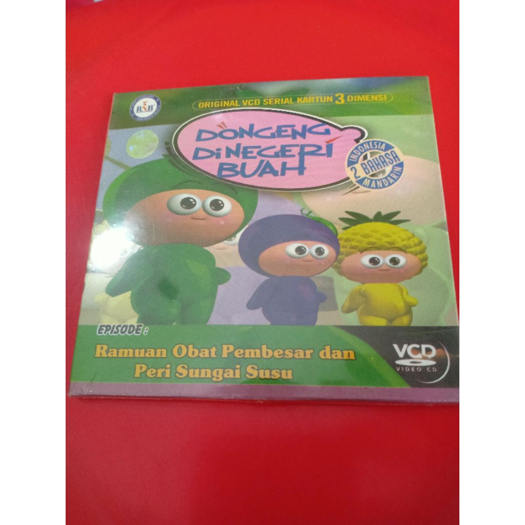 VCD ANAK DONGENG DI NEGERI BUAH EPISODE RAMUAN OBAT PEMBESAR DAN PERI SUNGAI SUSU