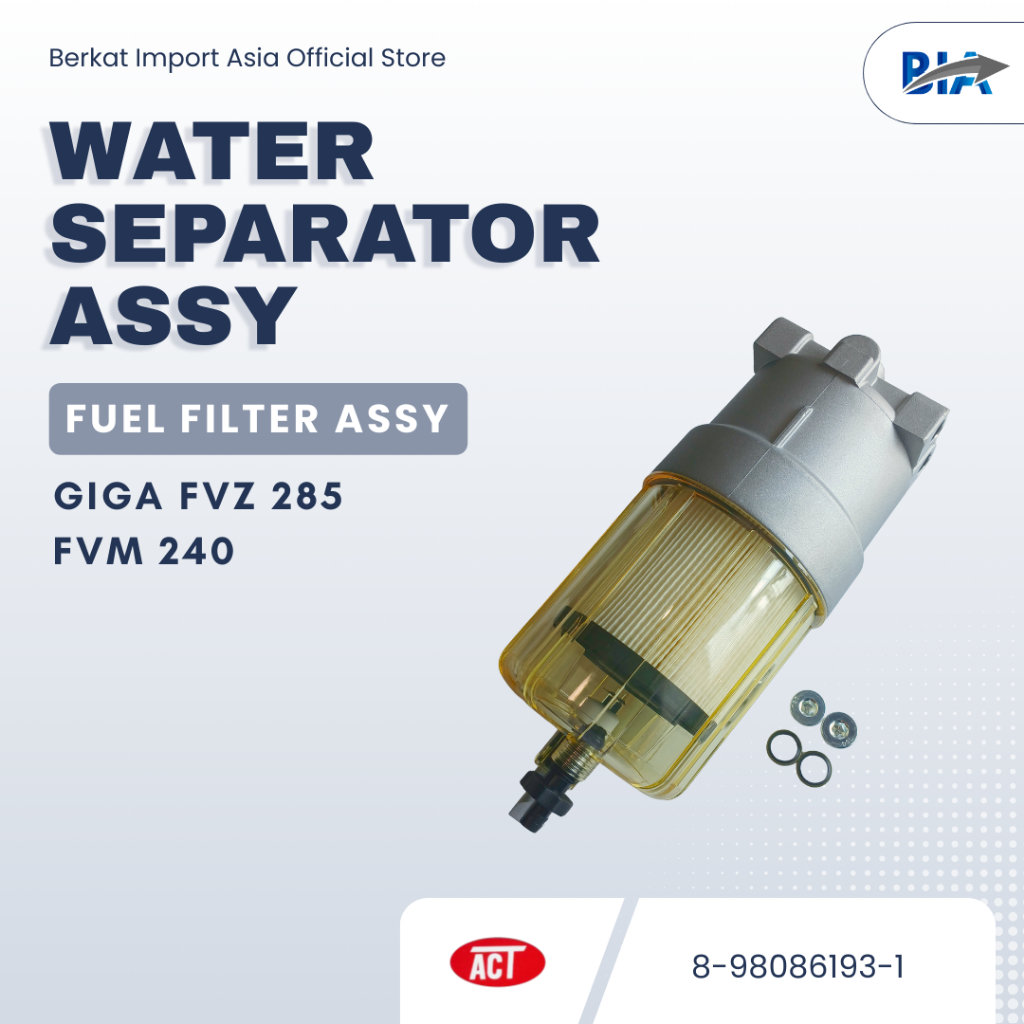 Pompa Solar Fuel Filter Assy / Water Separator Assy ISUZU GIGA