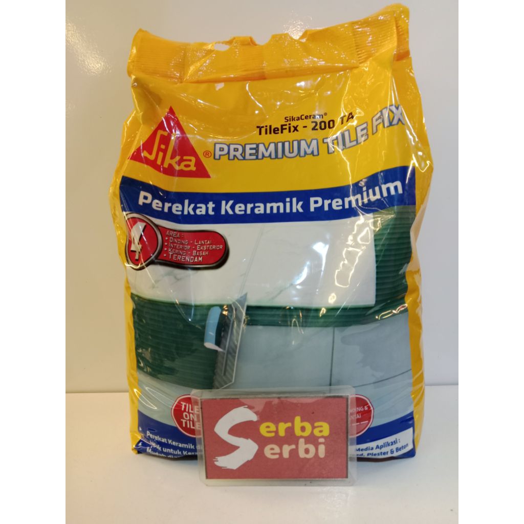 (5KG TILEFIX-200TA SIKA) Semen perekat keramik premium/kolam renang