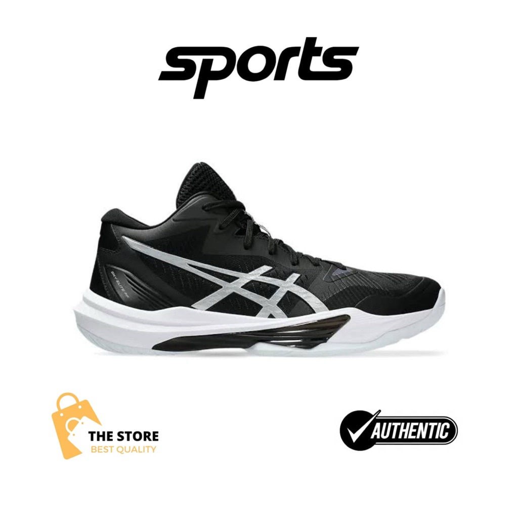 Sepatu Volly Asics Sky Elite FF MT 2 Black Pure Silver