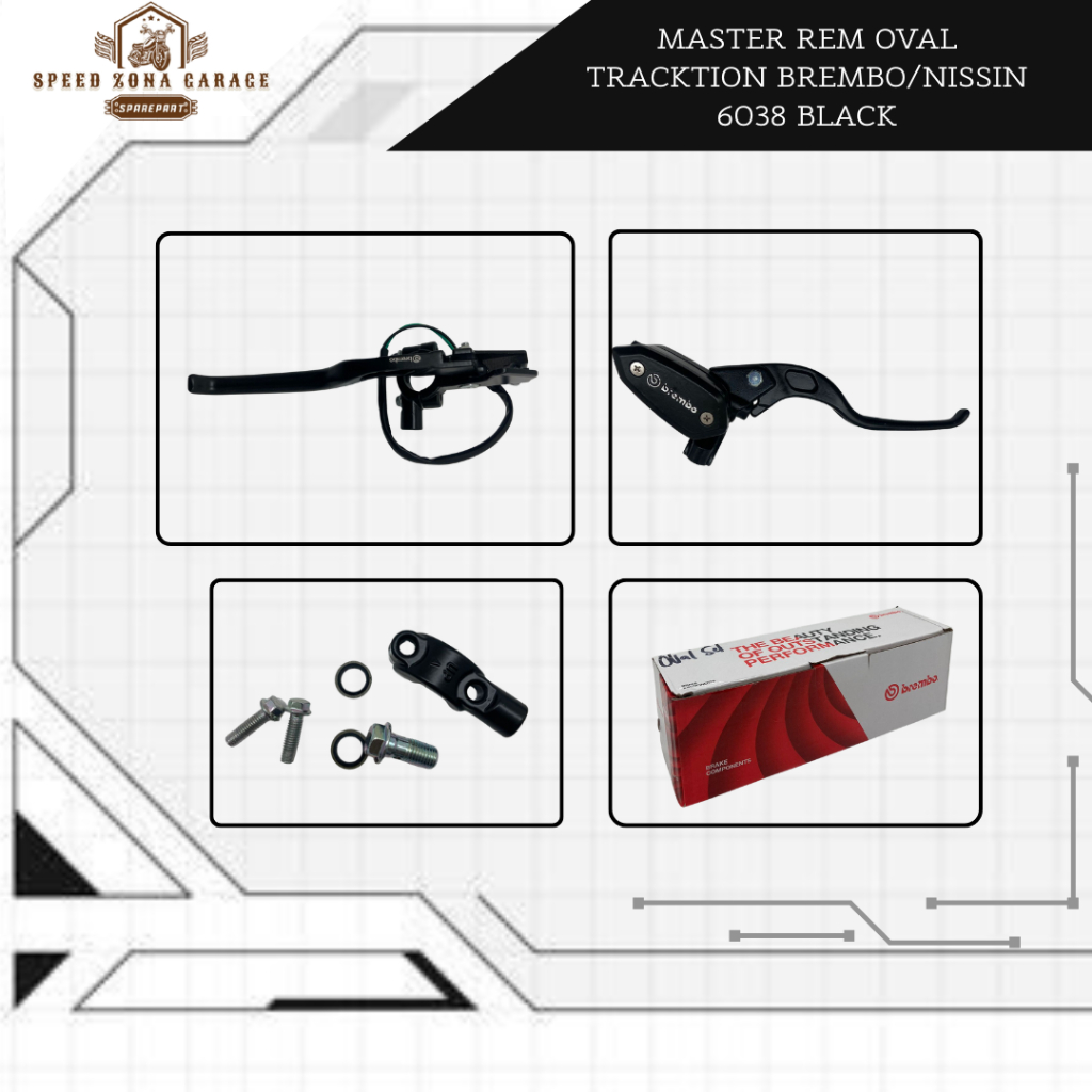 Master Rem Brembo Kanan Kiri Full Set Universal Original OVAL