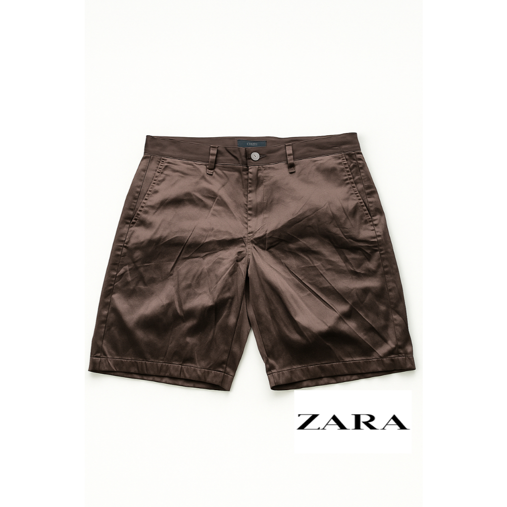 idref celana pendek zara celana pendek chinos clana board short pria original