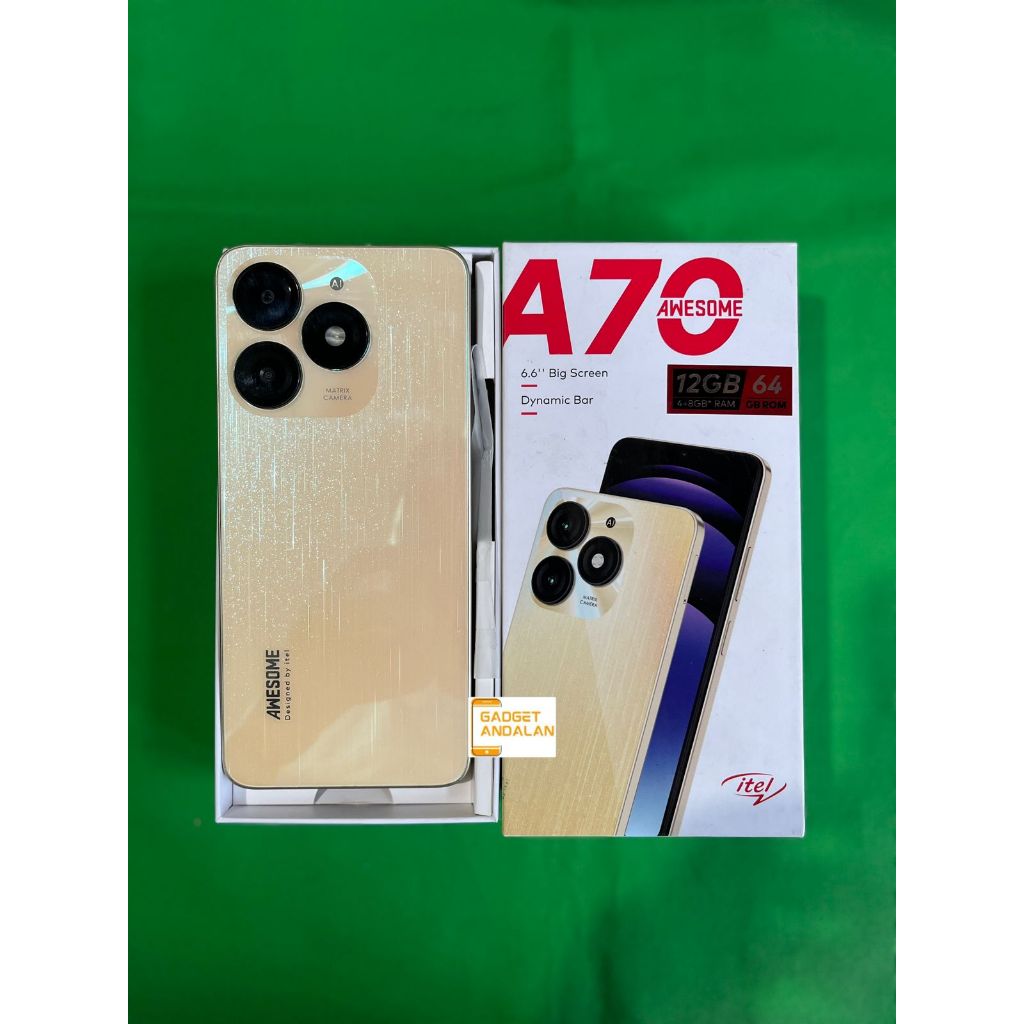 Itel A70 4/64gb second fullset
