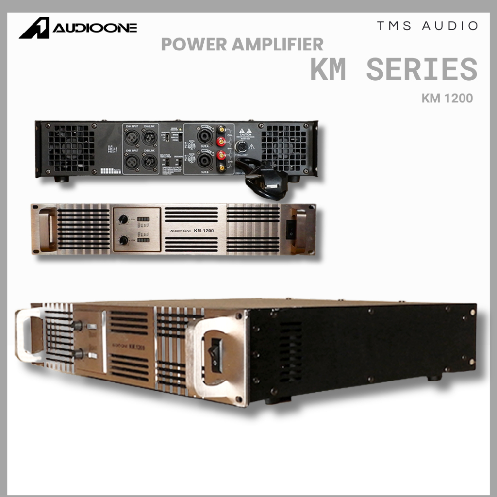 Power Amplifier AudioOne KM 1200 Modul Sirkuit Sound System Bergaransi Resmi | TMS Audio