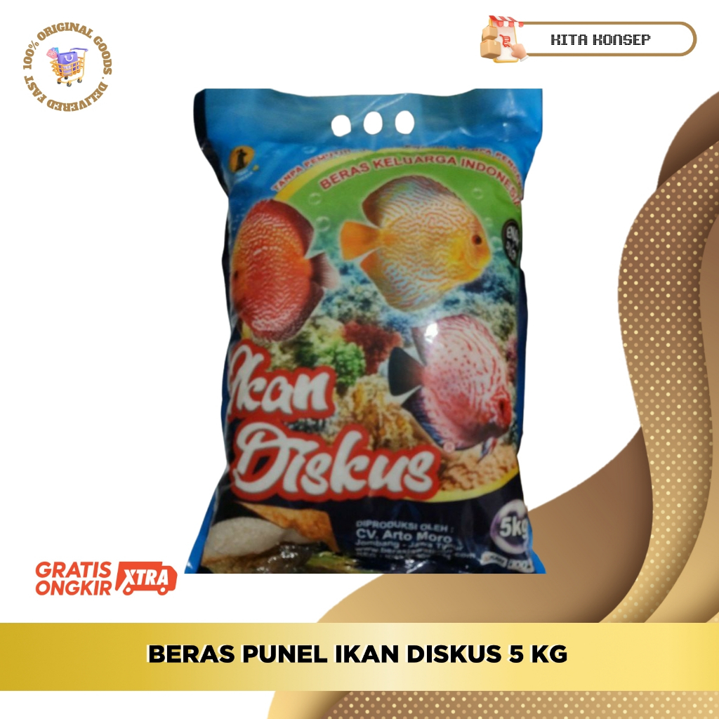 

BERAS PUNEL IKAN DISKUS 5 KG