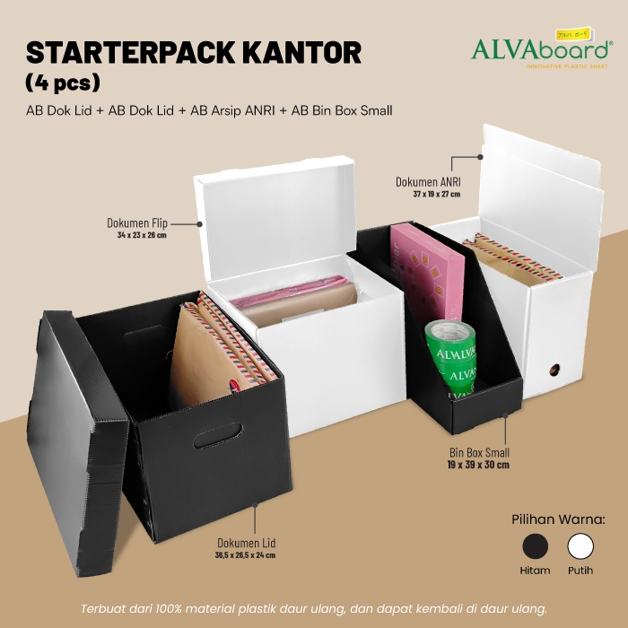 ALVAboard Starterpack Box Dokumen Kantor (Isi 4 Produk)