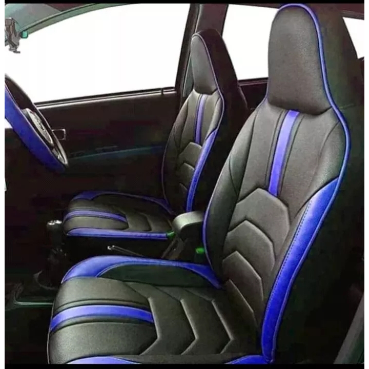 sarung jok cover mobil calya 2022 full set jok bahan kulit sintetis