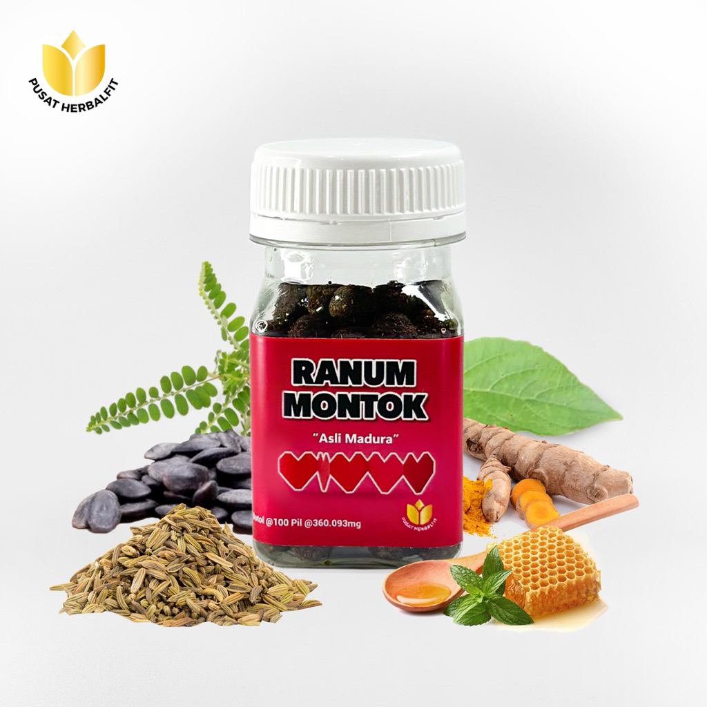 Suplemen Herbal Ranum Wanita 100 Pil 461mg | Kunyit Temulawak Adas | Obat PD Kendur | Herbal Alami S