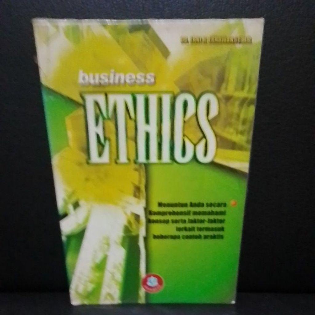 Buku Business Ethics original baru