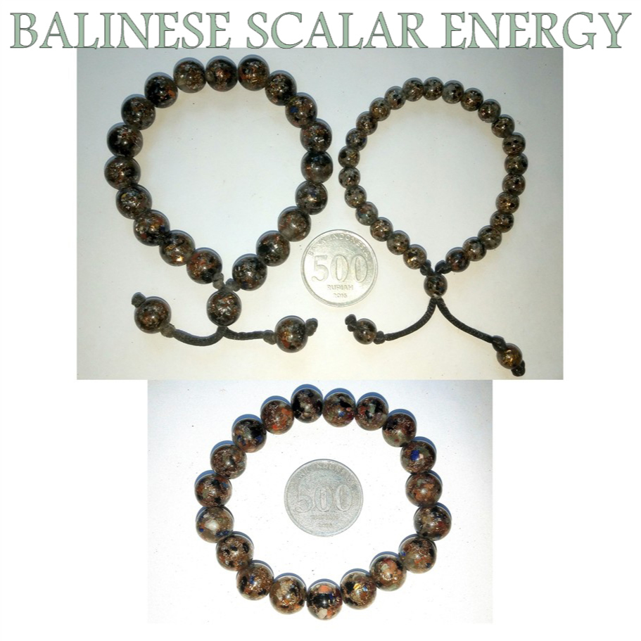 GELANG BIO G BUSTER 7 CAKRA PLUS BLACK TOURMALINE ORGONITE SCALAR ENERGY
