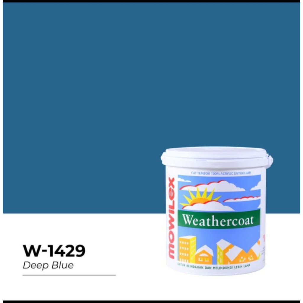 mowilex weathercoat 20 litr warna deep Blue