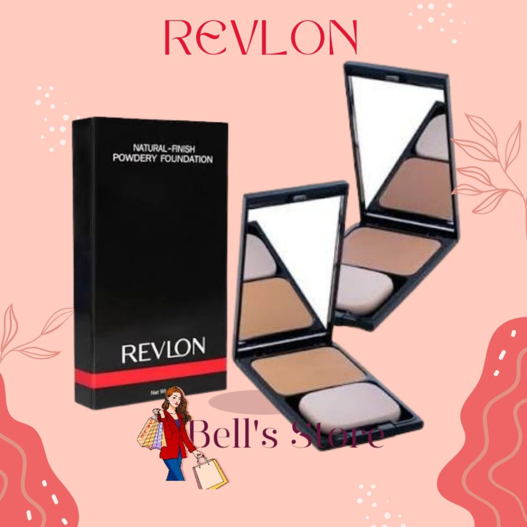 Revlon Narural Finish Powdery Foundation / Revlon Bedak Padat Basah