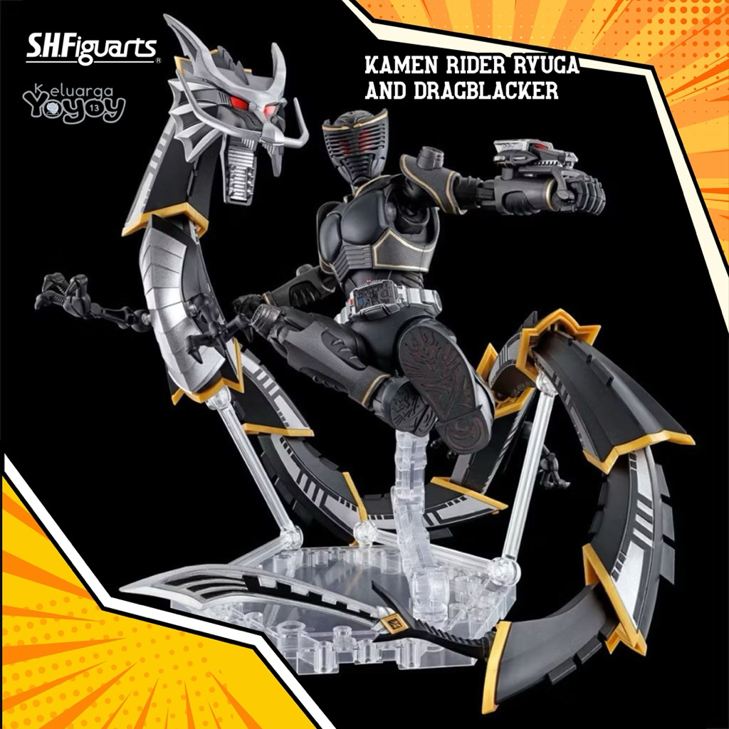 SHF Masked Rider Ryuga & Dragblacker (NEW) Bootleg