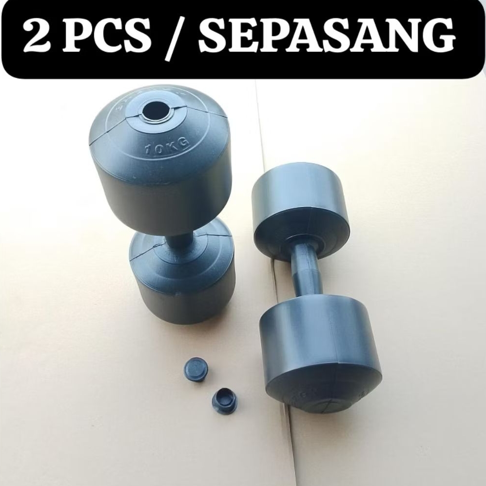 Barbel kosongan 10 kg (2pcs)  SEPASANG