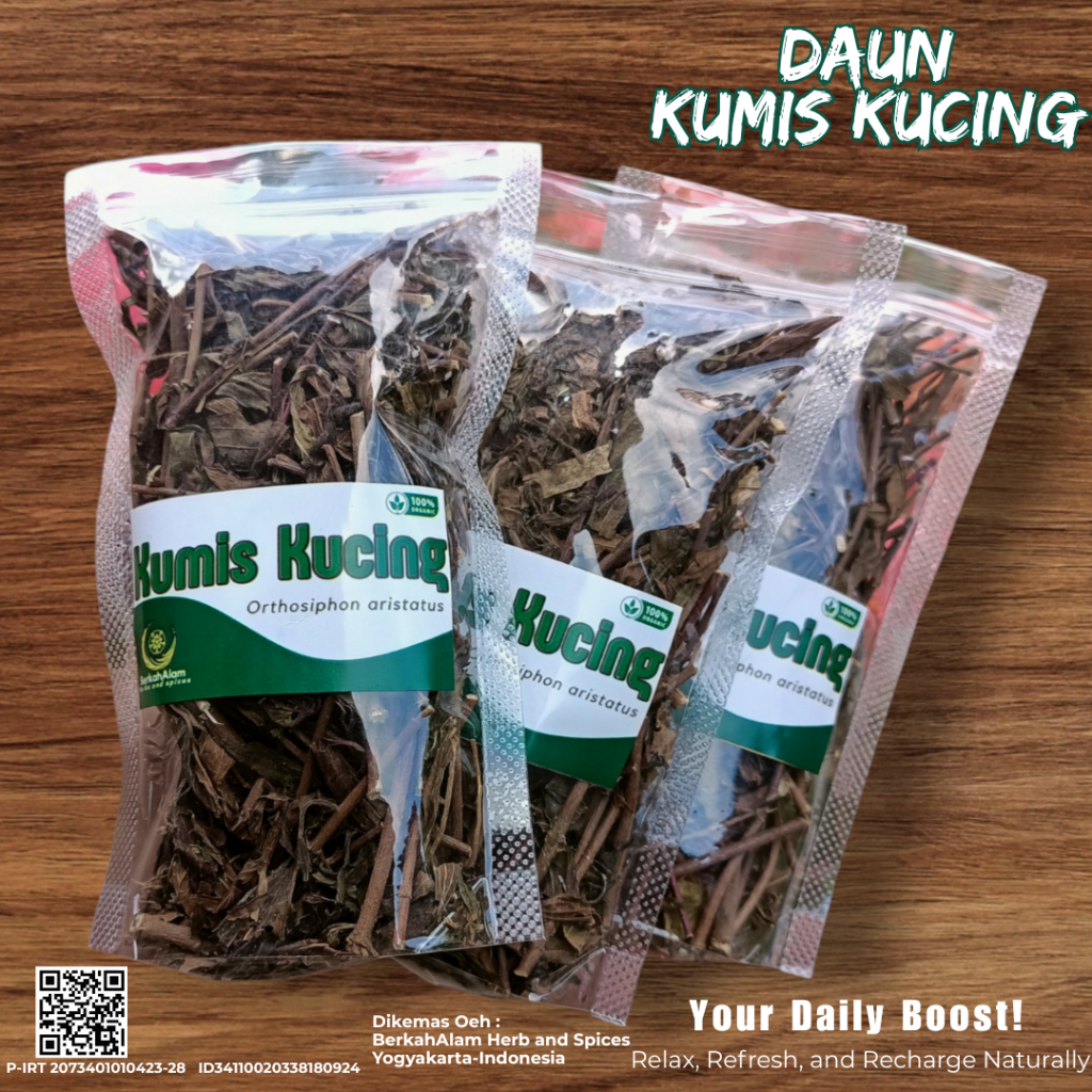 Daun Kumis Kucing Kering / Daun Kumis Kucing Kering