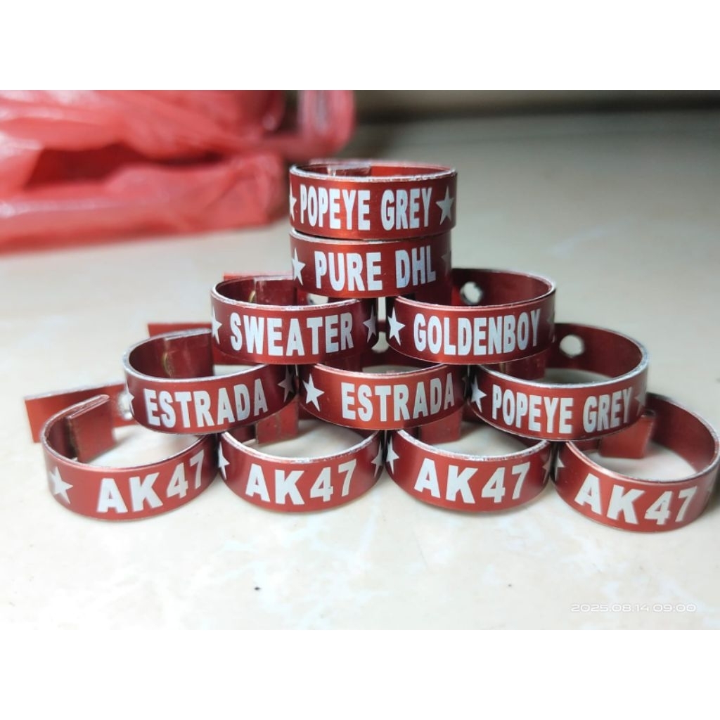 SEGEL KAKI AYAM WARNA CAT PERMANEN BISA REQUEST NAMA minim pembelian 2 biji