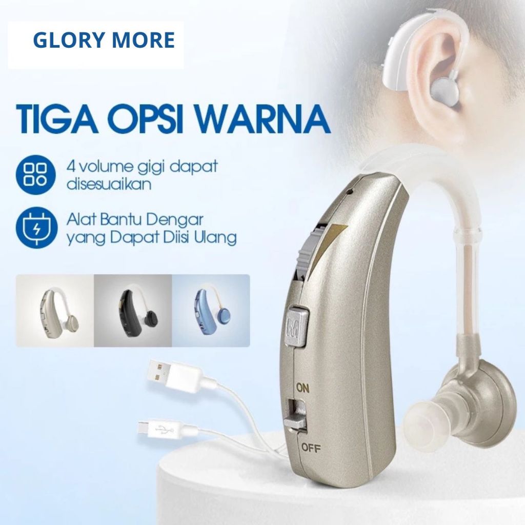 Alat Bantu Dengar orang tuli Charger Kara  Pendengaran Telinga Alat Bantu Dengar Original