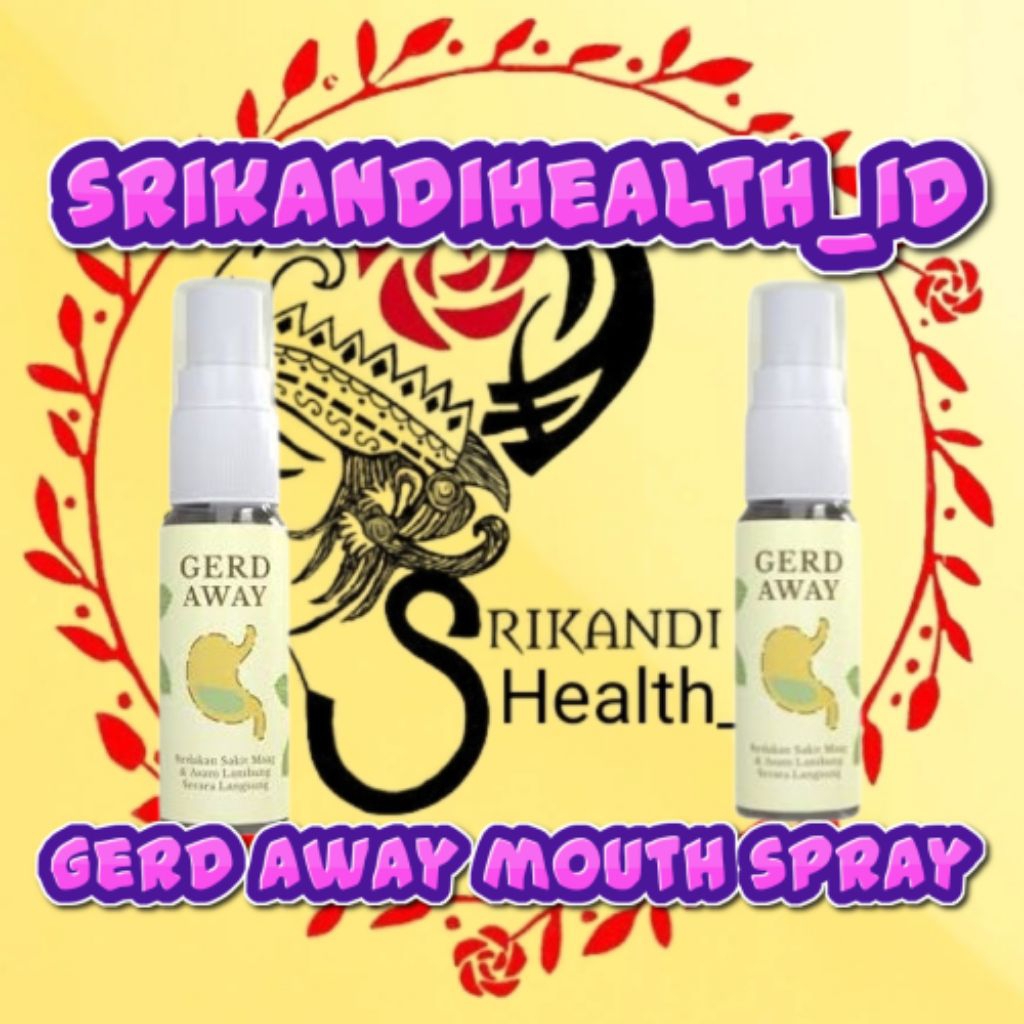 Gerd Away Mouth Spray Obat Herbal Redakan Asam Lambung Maag Gerd Secara Langsung 100% Natural