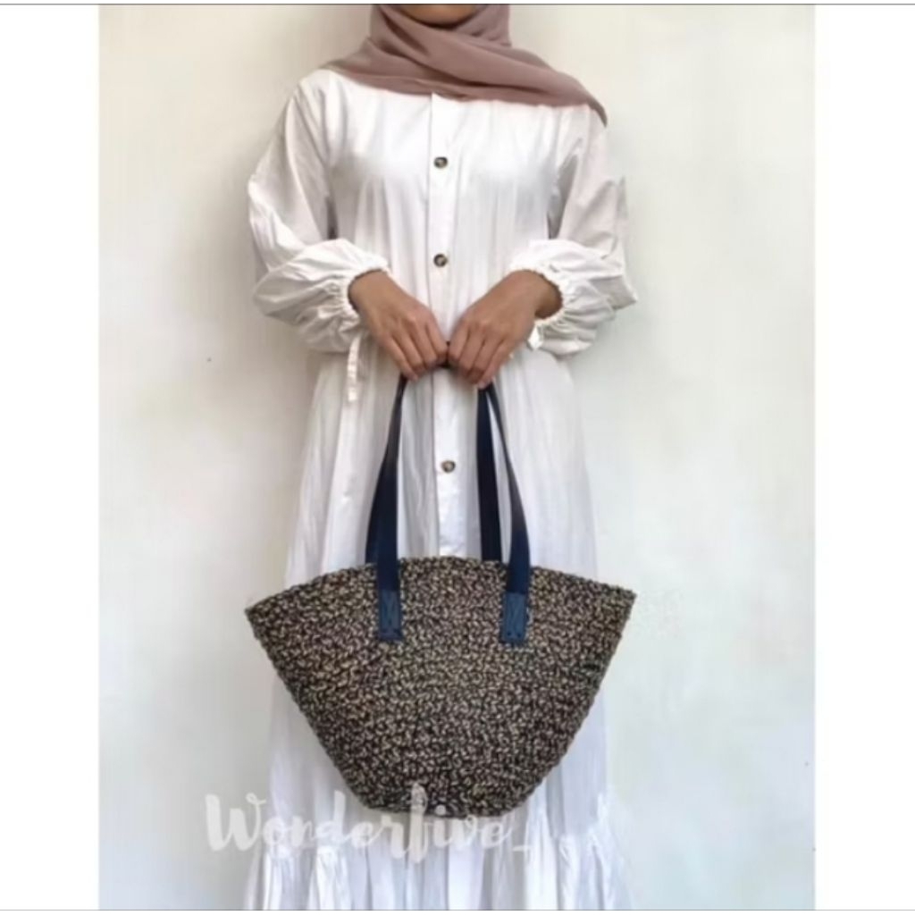 tas anyaman pandan etnik bali