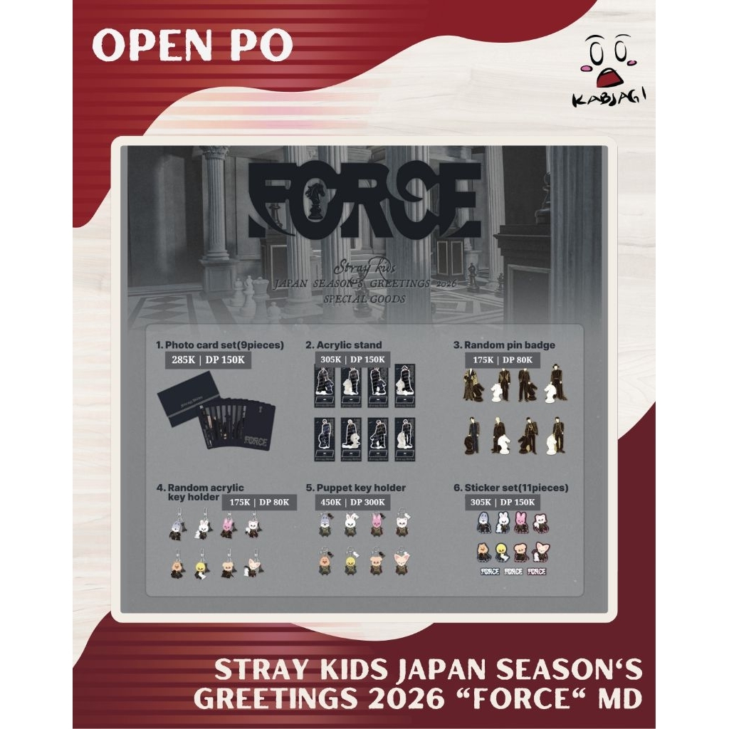 [PO] Stray Kids JAPAN SEASON'S GREETINGS 2026 "FORCE" MD