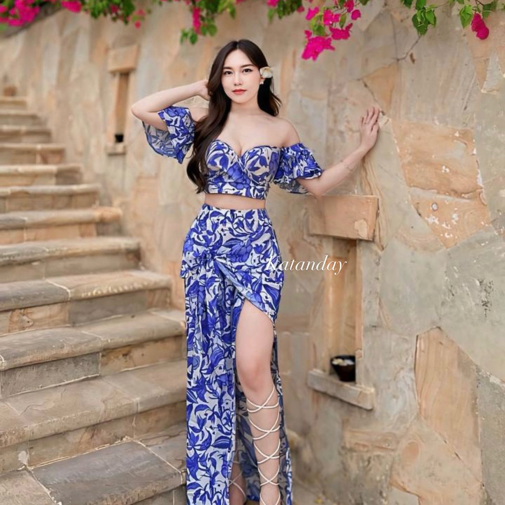 Sabrina Set, Baju Pantai, Dress Pantai Sexy